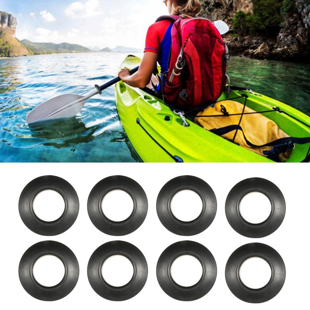 8Pcs Kayak Paddle Splash Guards Oar Drip Rings for Kayak Canoe Rafting Paddles Kayak Drip Rings, Practical Drip Rings