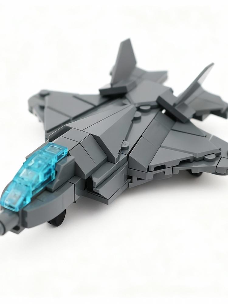 156 шт. MOC F 35A Lightning II Классический Модель Строительные Блоки Конструктор Рождественские Подарки DIY Креативная Идея Образовательный Кирпичик