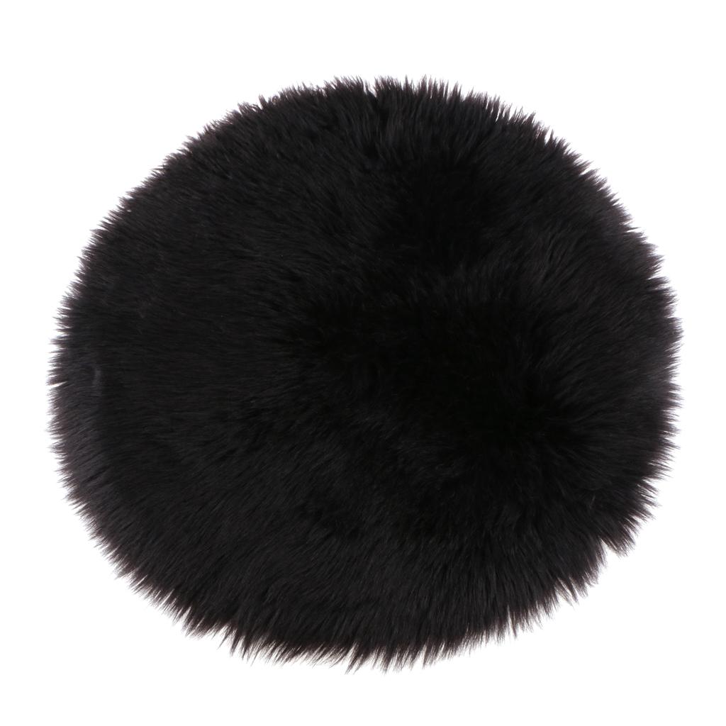 Round Car Stool Seat Cushion Floor Mat ry Sofa Pad