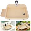 Portable Sink with Electric Water Pump Easy Setup Mobile Hand Wash Station for Outdoor Dishwashing Camping