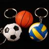 Volleyball Baseball Fun Keychains Car Pendant Key Ring Bag Pendant Ball KeyChain Key Holder