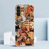 Хэллоуин Осеннее Искусство Кот-Ведьма Чехол для Телефона Для Samsung Galaxy A17 A37 A57 A16 A15 A14 A13 A56 A55 A54 A53 A36 A35 A34 A33 A26 A25 A