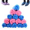100pcs Outdoor Disposable Plastic Shoe Covers Carpet Cleaning Overshoes