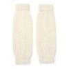 Мягкие длинные вязаные теплые пушистые гетры из смеси букле и шерсти, длинные сапоги без стопы, модные свободные высокие носки в корейском стиле [UNDERCONTROL] Осень/Зима 80-х (слоновая кость)