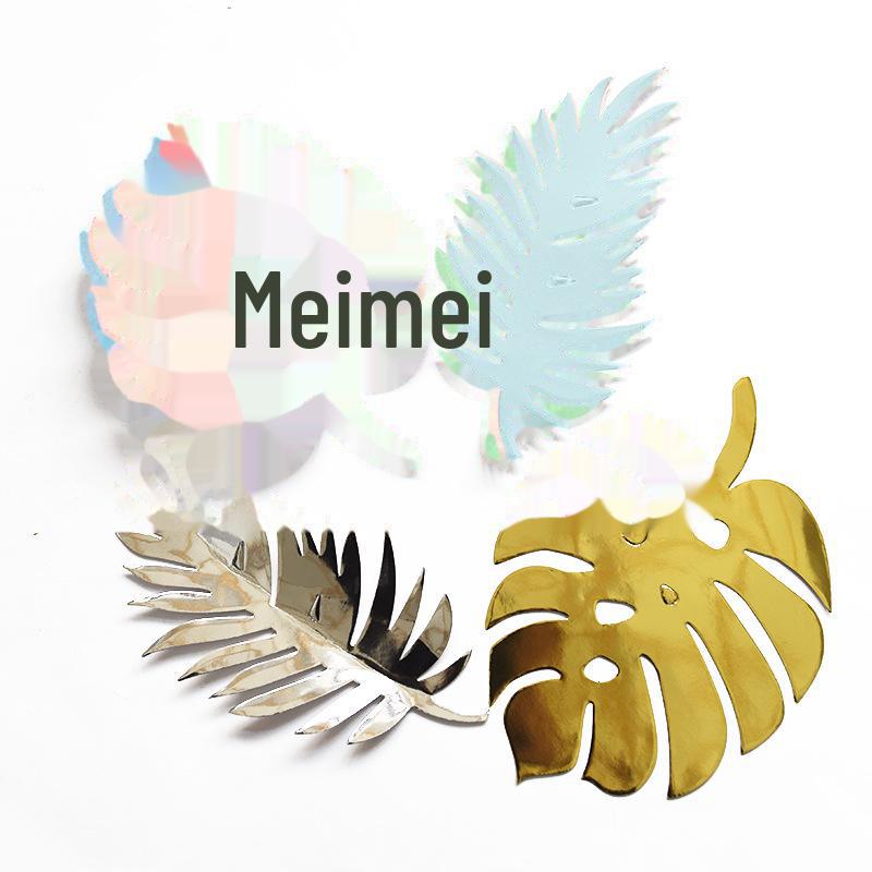 Декор стен в виде листьев и цветов в скандинавском стиле для школьных классов, торговых центров и детских комнат