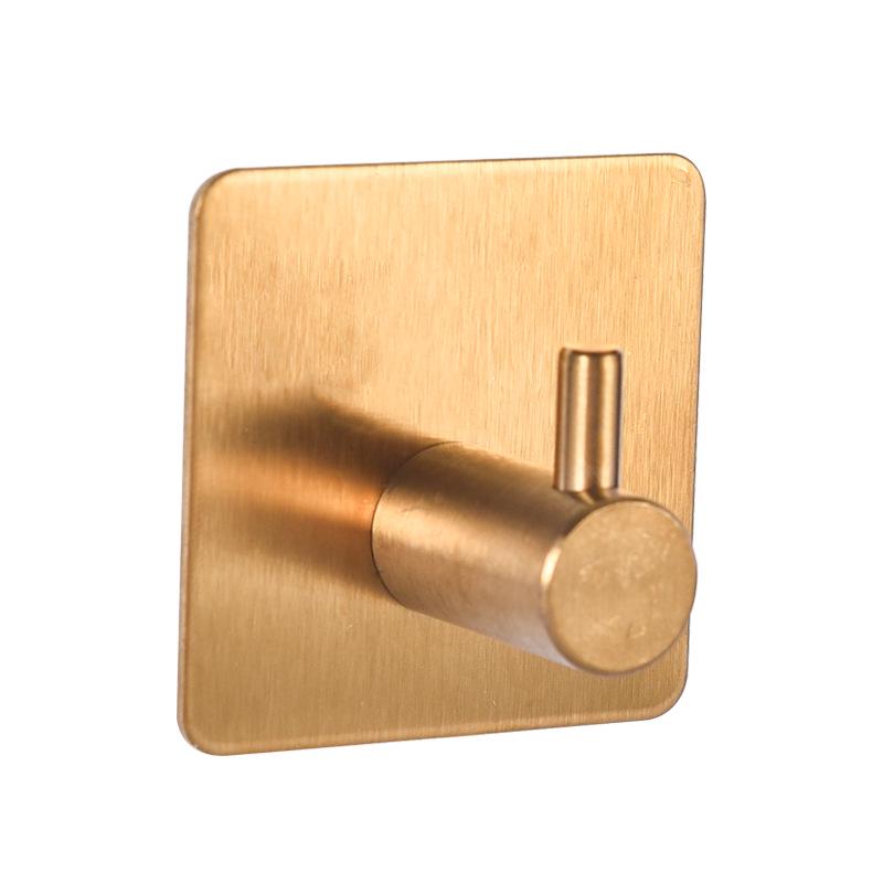 Настенные крючки для одежды для пары из нержавеющей стали, без сверления