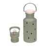 Gourde - Lässig - Happy Prints - Inox - 500 Ml - Olive Clair