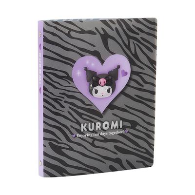 Sanrio Папка B5 071544 На кольцах (Монотонное животное) Куроми, ПП/Бумага, Размер, Совместимый с 26 отверстиями,