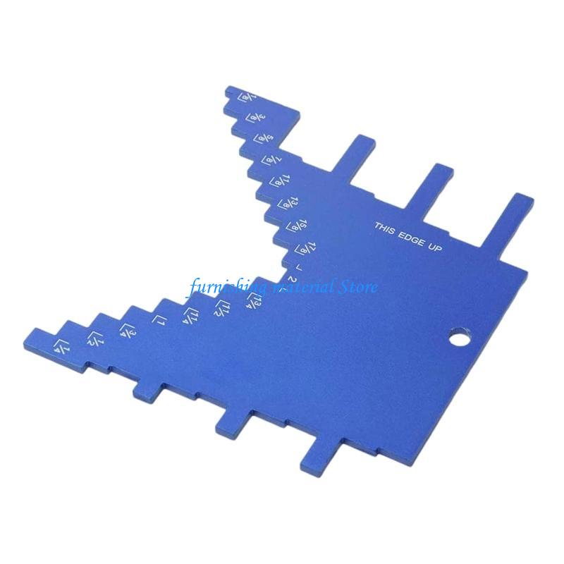 Y5GD Depth Gauge 2 In 1 Aluminium Alloy Step High Ruler Woodworking