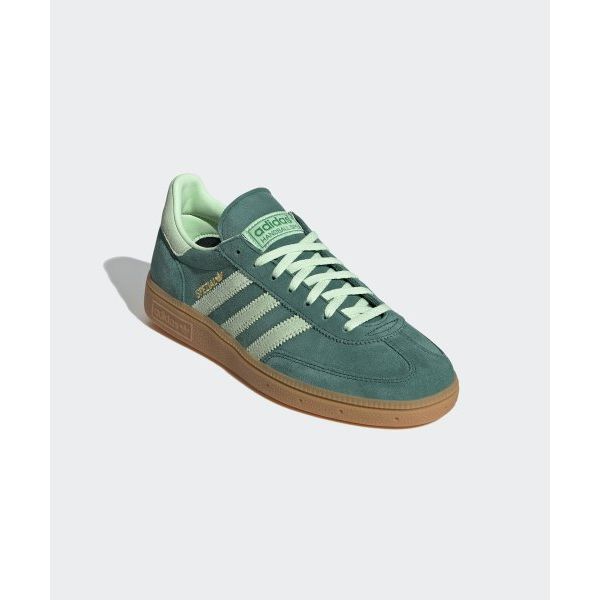 adidas Женские кроссовки для гандбола Spezial Collegiate Green Green Spark, полузеленые, искрящиеся, IE5896