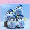 Adorable Penguin Plush Toy Motivational Graduation Gift For Students 8cm Short Plush