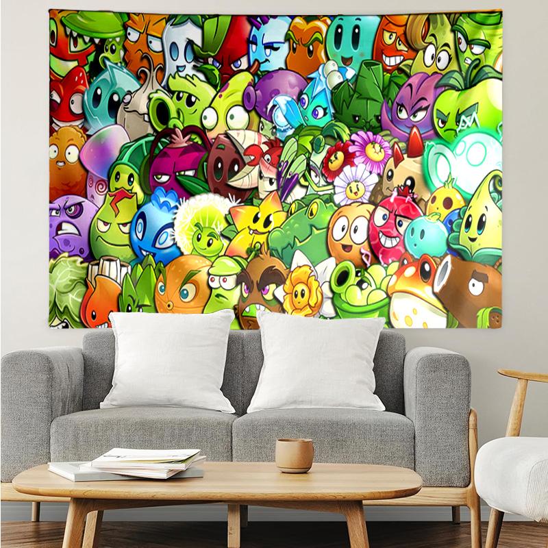 1PC Zombie Party K-pop music group Tapestry Accessories for Bedroom,Livingroom, dormitory Room Wall Decor Fan Birthday Gifts