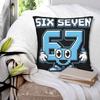 Модный диван 67 Six Seven 6-7 Забавные итальянские Мозголом Декоративные наволочки Мерч Наволочка на молнии Разные размеры