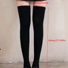New Knee High Stockings Student Sockslady 1 Pair JK Girls College Style Cotton Thick Black Stockings