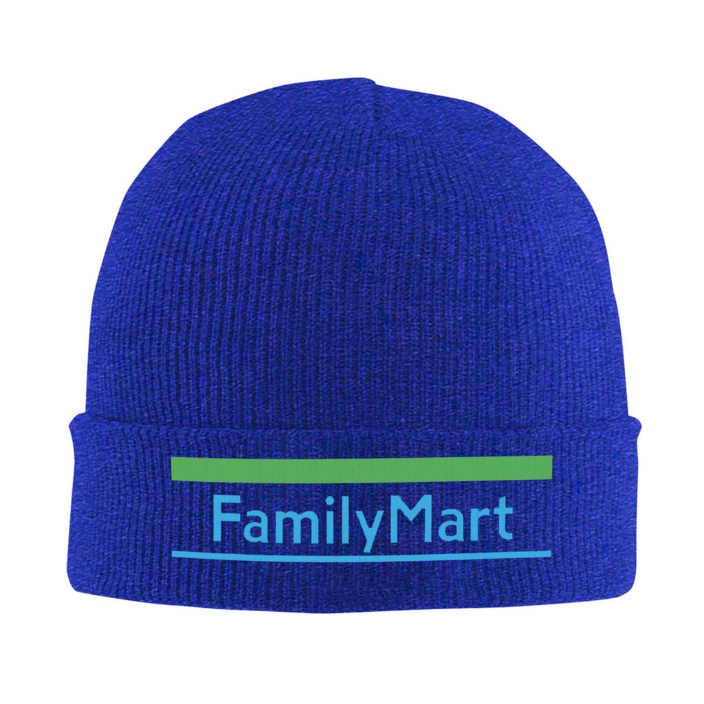 Логотип Family Mart Япония (Конбини)  Теплая вязаная шапка Зимняя вязаная шапка-бини Шапка-бини Шапки-бини Хип-хоп шапки для унисекс