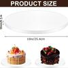 3 шт. Белые подложки для торта Многослойные круглые барабаны для торта Основа для свадебного торта, торта на день рождения, для демонстрации, декора, рождественские инструменты для выпечки своими руками