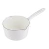 Petit Cook Enamel Milk Pan, 15cm, White, HB-2082