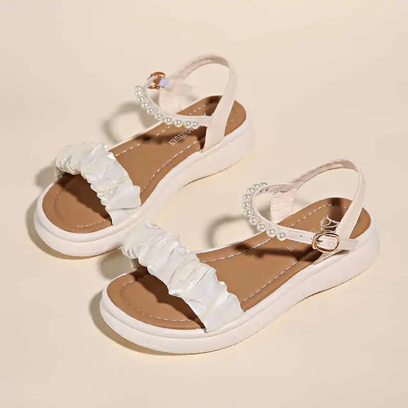 Fashion Normal Leather Outdoor Sandal Women Summer Slippers For Womans Shoes Women Trainer Sneakers Sport Brand Name Sapatenes