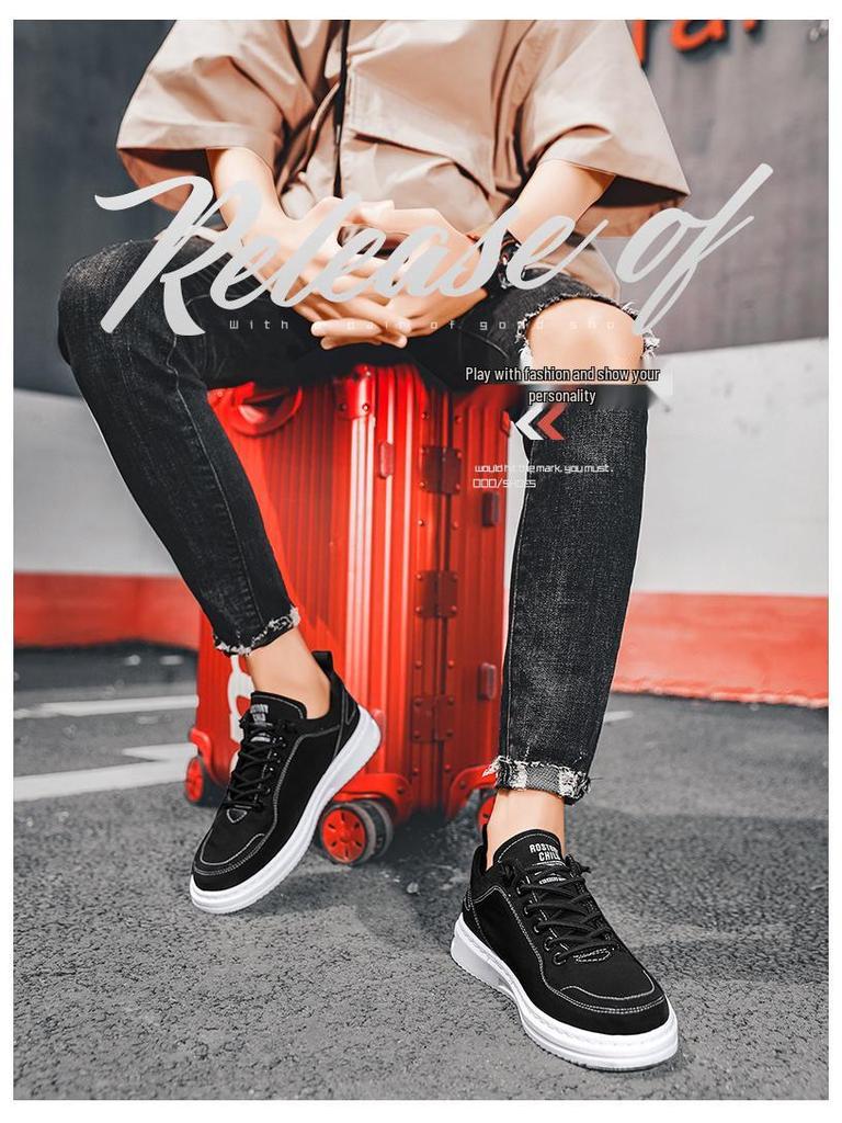 Мужские парусиновые туфли из ледяного шелка 2025: Универсальные, с мягкой подошвой, повседневные, дышащие, модные кроссовки в корейском стиле