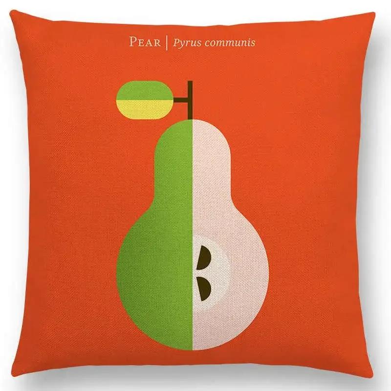 Прекрасные фрукты овощи наволочка лимон ананас авокадо ежевика лук свекла огурец наволочка на диванную подушку