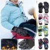Детские унисекс зимние зимние термальные лыжные перчатки для мальчиков сноуборд холодные перчатки для девочек водонепроницаемые J1Z9