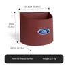 Car Door Leather Trash Can Auto Hanging Rubbish Storage Bag For Ford mk2 mk3 Ranger Mondeo mk4 S-MAX Kuga Mustang Fusion