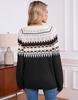 Большой Экспортный Свитер с Геометрическим Узором в Стиле Fair Isle