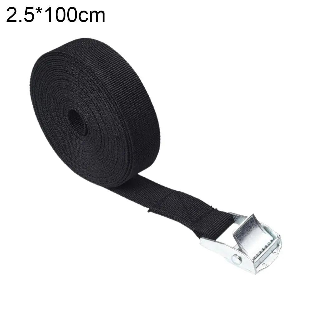 1/3 шт. 1 м ремень с пряжкой для крепления груза, ремни для автомобиля, мотоцикла, велосипеда с металлической пряжкой, буксировочный трос, прочный ремень с трещоткой для багажа