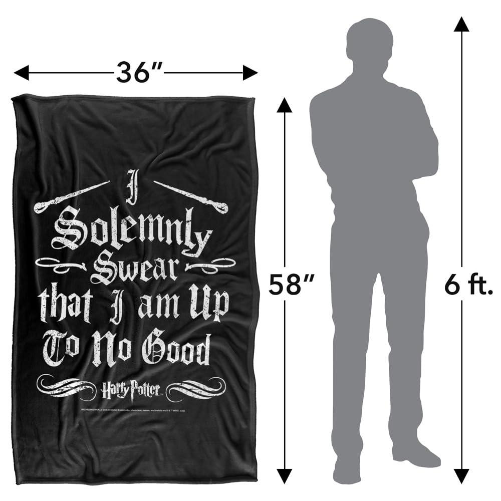 Harry Potter I Solemnly Swear Silky Supersoft Blanket