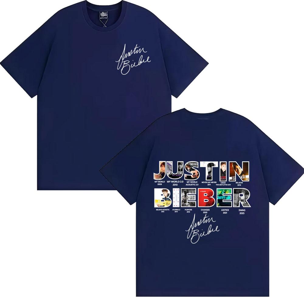 New Album Cover Graphics Tshirt Unisex and Women Summer Cotton Clothing Fashion Hiphop Y2K Short Sleeved Top Unisex