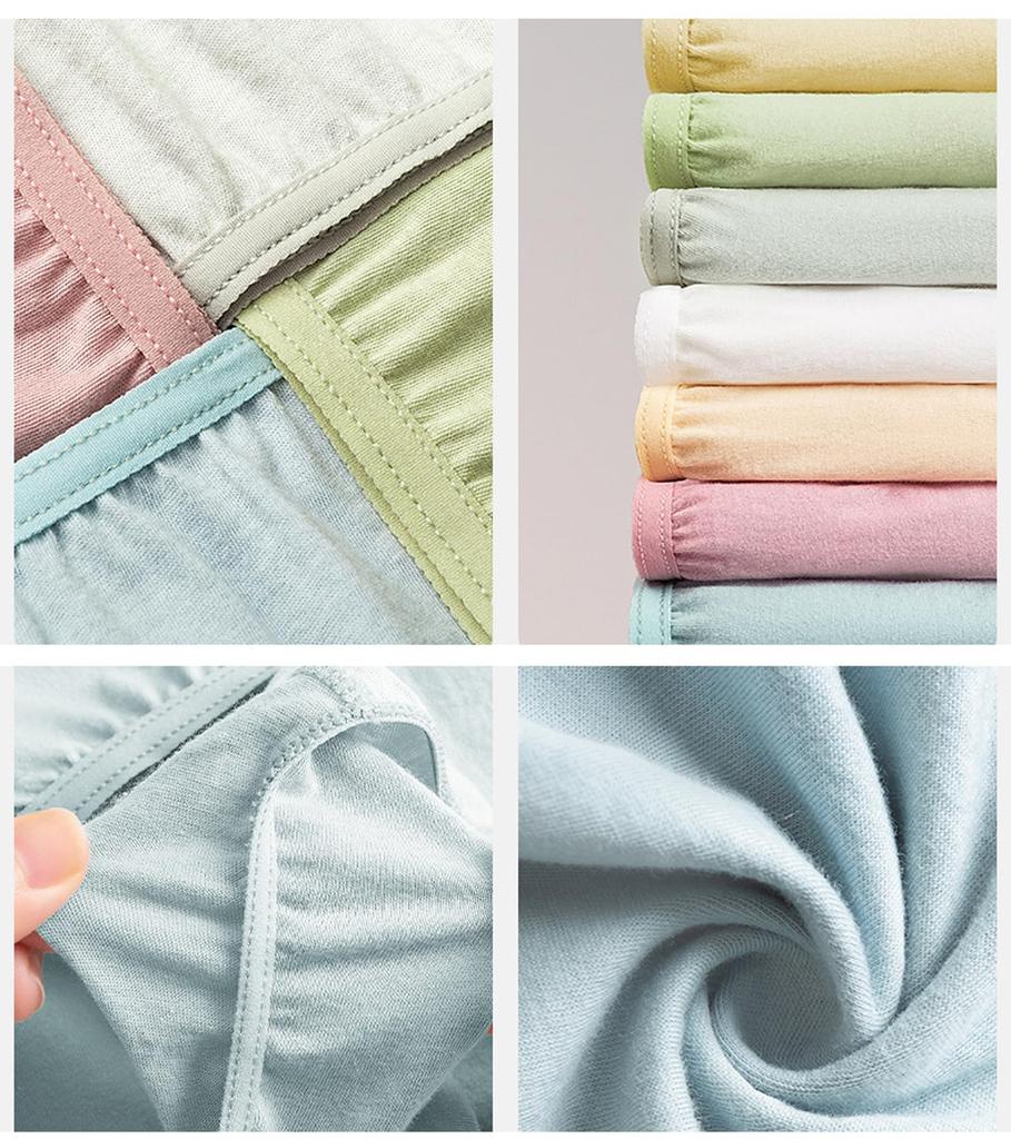 Disposable Underwear Set for Individually Perfect for Disaster and Business Trips [zhuolan] 21-Pack Women, 100% Cotton, Hygienic, Wrapped,