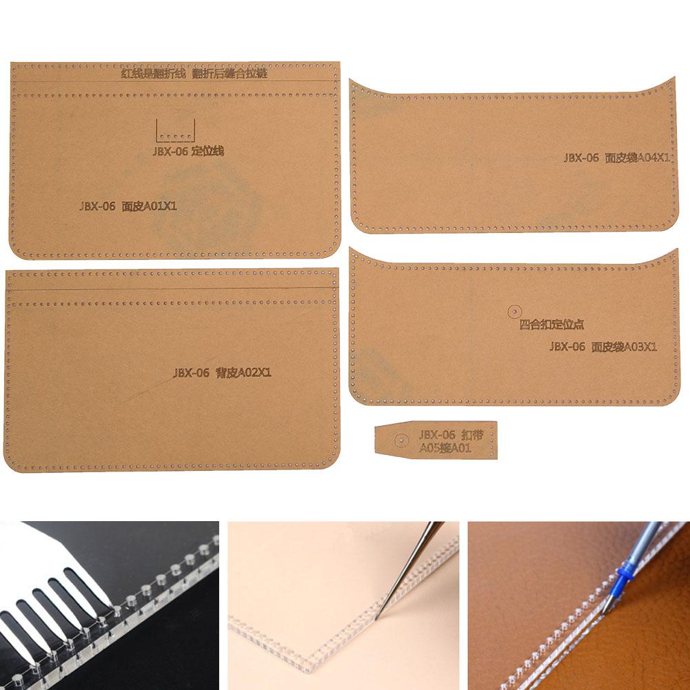 Набор шаблонов для изготовления акриловых сумок для мобильных телефонов, длинный трафарет для сумок-кошельков, инструмент для кожаных изделий