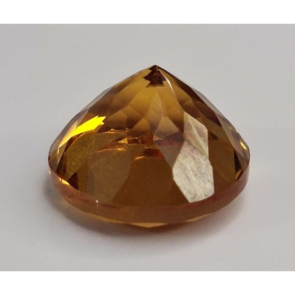 Flawless Natural Yellow Citrine 7-9 Ct Round Cut Certified Loose Gemstone