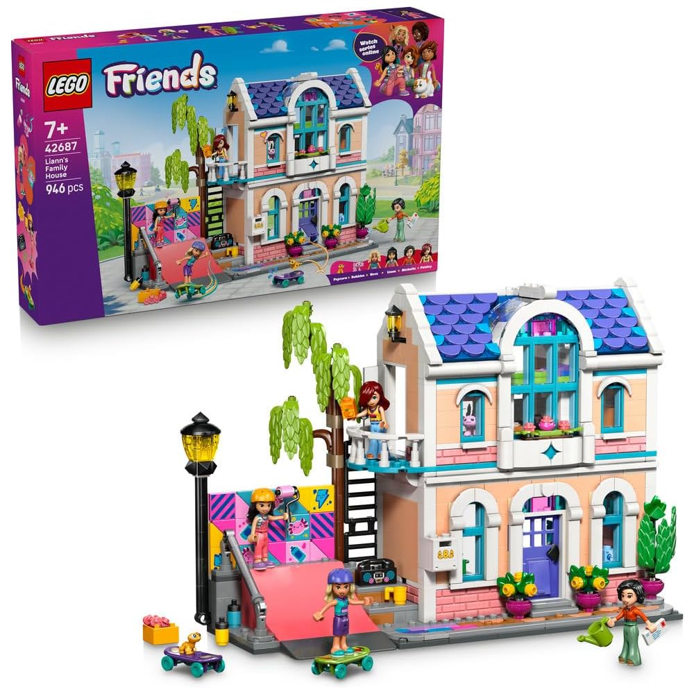 LEGO Friends Lian's House Building Toy for Kids Age 7-9, Creative Playset for Boys and Girls, Interior Decor Block Set
