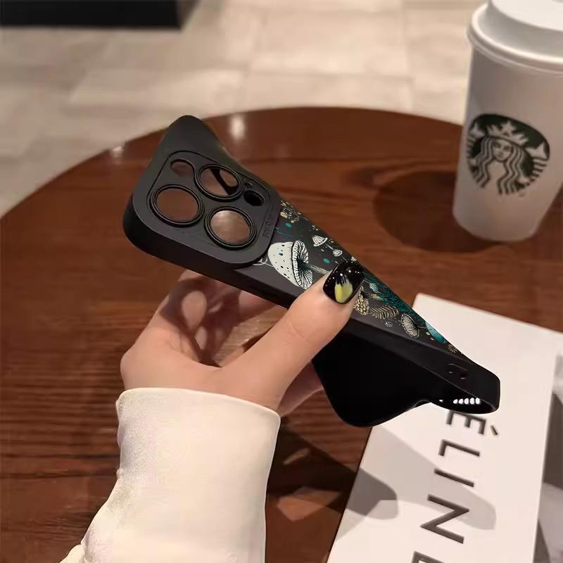 Case for Xiaomi 14 Cases Poco F6 Case Flower Herb Mushroom Phone Case for Mi 13 12 11 Lite 13T 12T Poco X6 X5 X3 F5 M6 Pro Cover