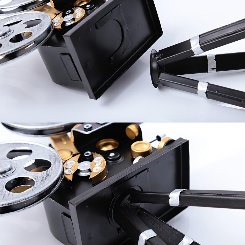 Винтажное Железное Искусство Креативный Домашний Декор Проектор, Подходит для Украшения Окна Гостиной Кафе Бара, Магазин Кино Дисплей Орнамент, Рождественский Подарок