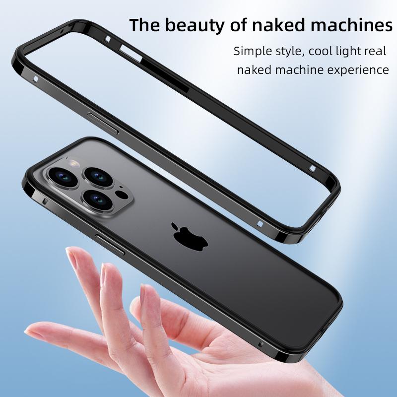 Алюминиевый металлический силиконовый чехол-бампер для Apple IPhone 15 14 Plus 13 Pro Max 12 11 XR XS X 7 8 SE 2022 2020 Бронированный противоударный чехол