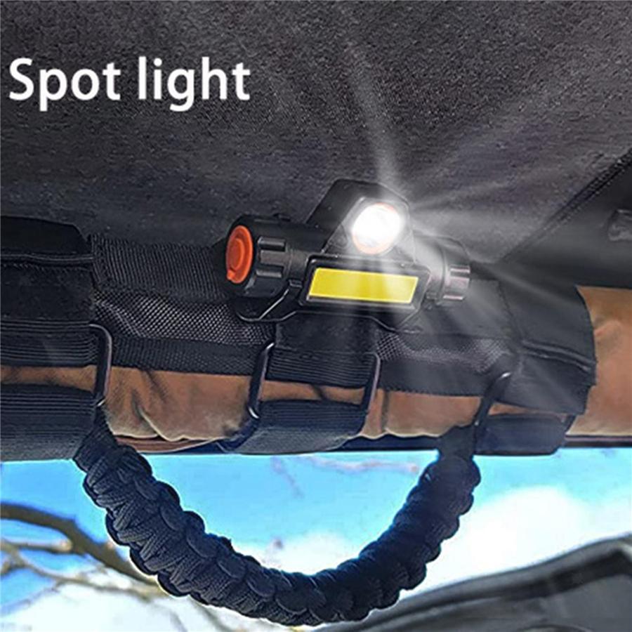 1x Ручки на дугу безопасности с плафоном для Jeep Wrangler YJ TJ JK JL 1945-2021
