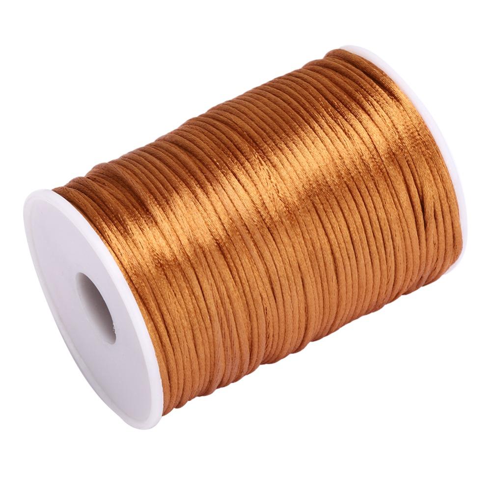 1pcs 100 Yards Length Chinese Knotting Cord Solid Color Beading String Sewing Project