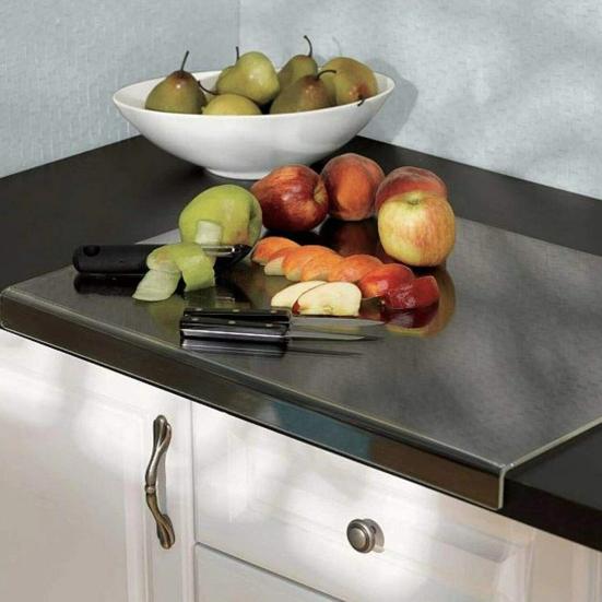 Акриловая разделочная доска, нескользящая, прочная, прозрачная защита для кухонной стойки, разделочная доска, аксессуары для дома