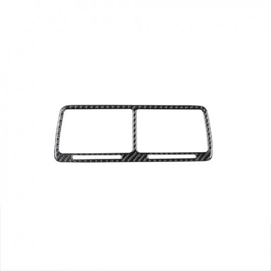 Bright Carbon Fiber Car Central AC Vent Outlet Frame Cover For Challenger 08-14