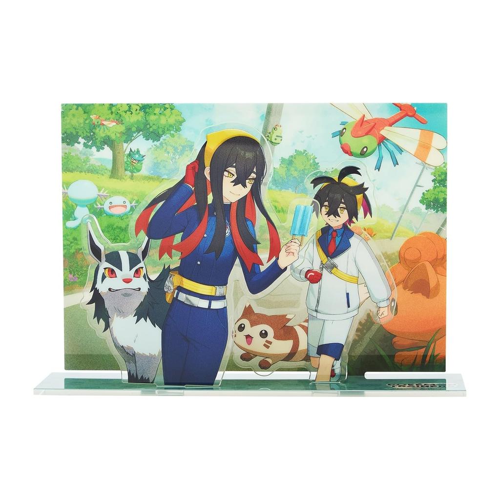 Акриловая подставка для диорамы TRAINERS Pokémon POKÉMON -Деревня Китами-