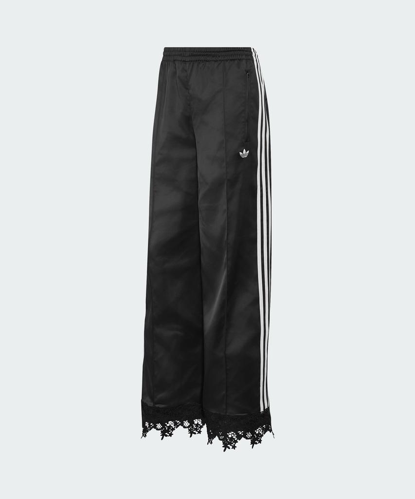adidas Свободные спортивные брюки из атласа и кружева с принтом 'Птица Феникс' - Черный / Ld1806