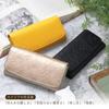 Женский длинный кошелек Blanc Pomme с тиснением в виде камелии, BP-1031, Желтый