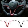 Декоративная накладка на руль автомобиля в стиле углеродного волокна, подходит для Alfa Romeo Giulia Stelvio 2017-авто