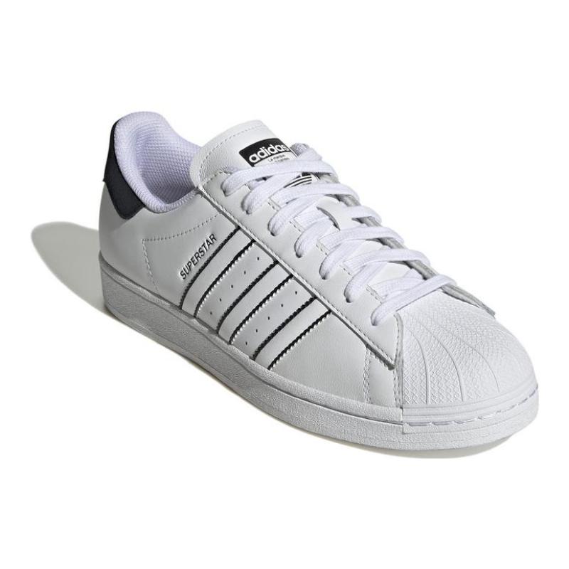 Adidas Оригинальные кроссовки Superstar белые с черной окантовкой IF8090