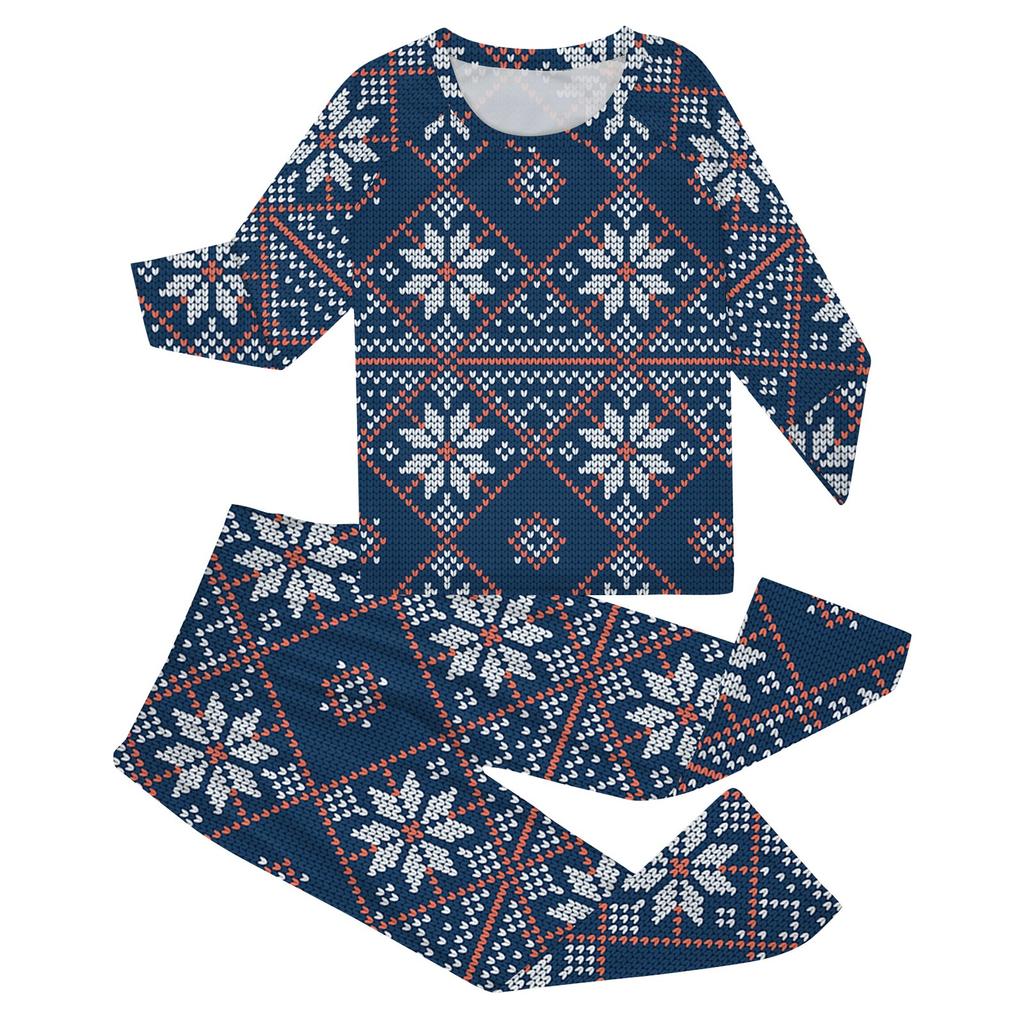 Рождественский комплект для семьи, родителей и детей, предметы интерьера, рождественская пижама, комплект из двух предметов