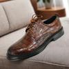 Кожаные туфли мужские деловые туфли в британском стиле мужские повседневные туфли на шнуровке новые универсальные свадебные мужские туфли для жениха