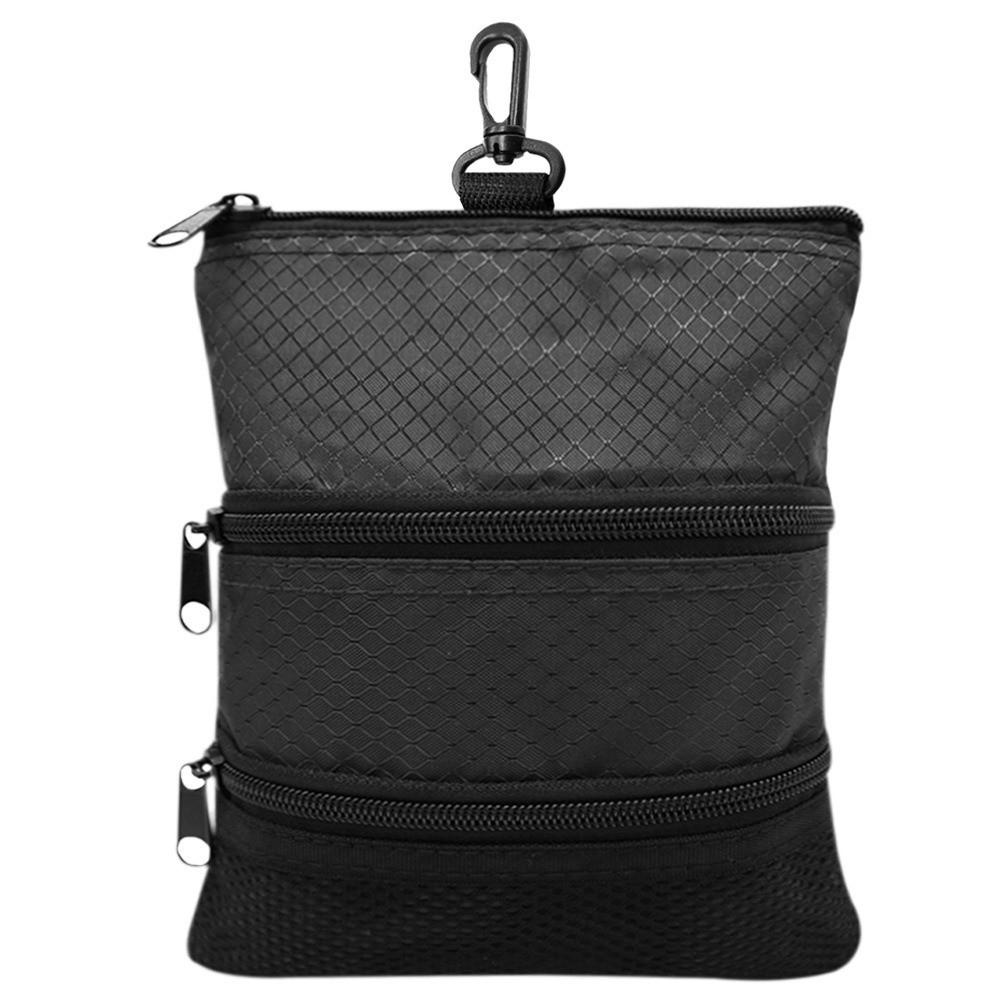 Three Layer Golf Ball Bag Waterproof Golf Pouch Multipurpose Golf Carrier Golf Players