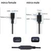 2-контактный 4-контактный провод Micro USB diy 2,0 «папа-мама» типа C c, провод зарядного устройства, разъем питания, удлинитель, ремонтный кабель